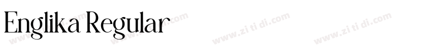 Englika Regular字体转换